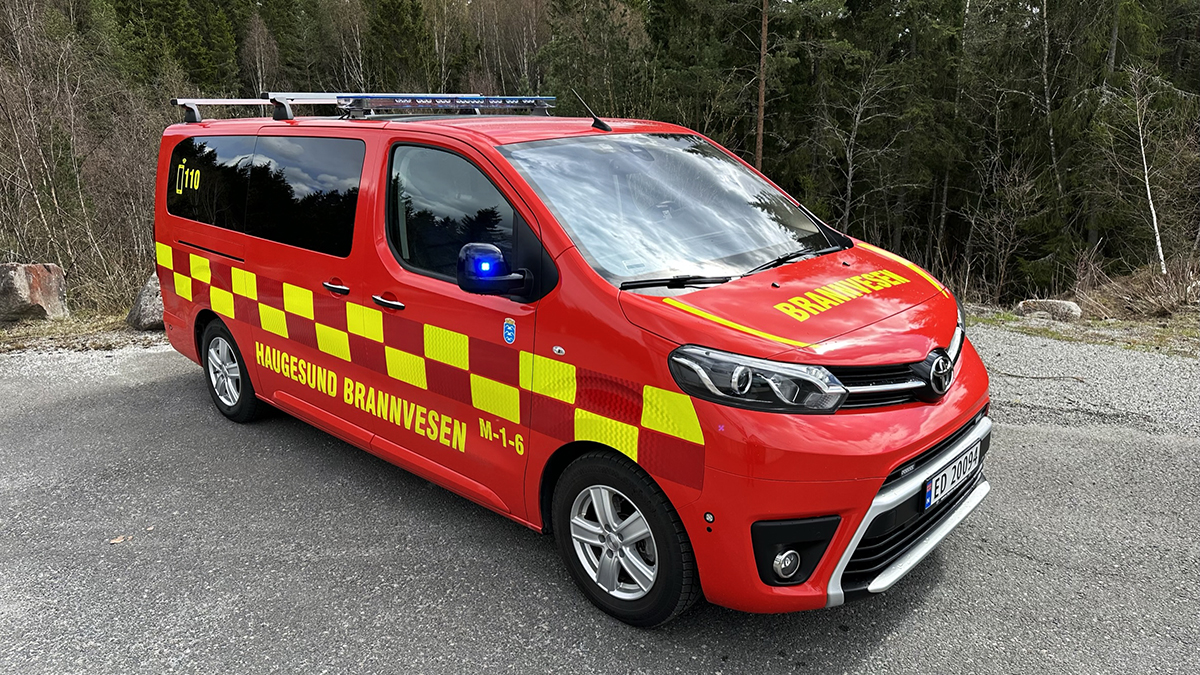 Toyota ProAce til Haugesund brannvesen