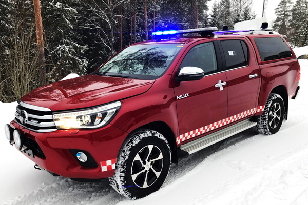 Toyota Hilux Røykdykkerbil til Nord-Odal Brann- og redningstjeneste