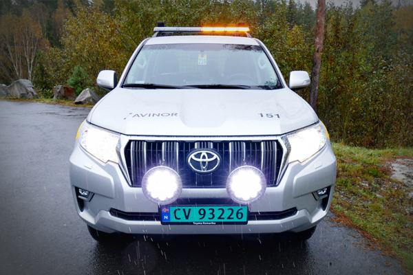 Toyota Land Cruiser til Avinor Flysikring Tromsø