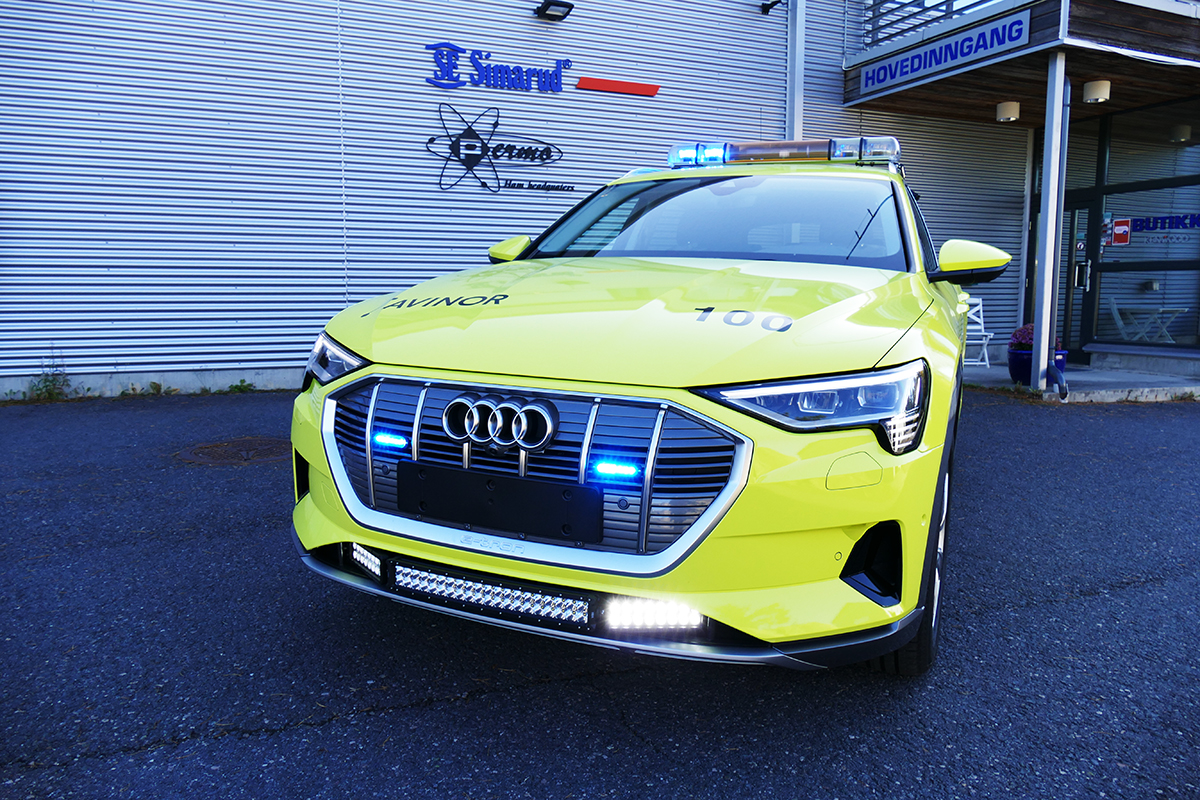Audi e-tron til Avinor Evenes 