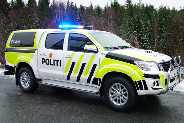 Toyota Hilux til politiet fra 2017