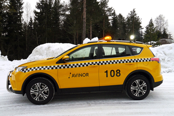 Toyota RAV4 Hybrid til Avinor Stavanger lufthavn Sola