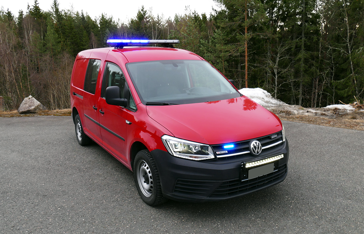 VW Caddy Cargo til Sogn brann og redning 