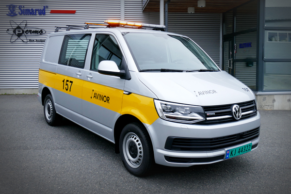 VW Transporter til Avinor Flysikring Flesland Lufthavn